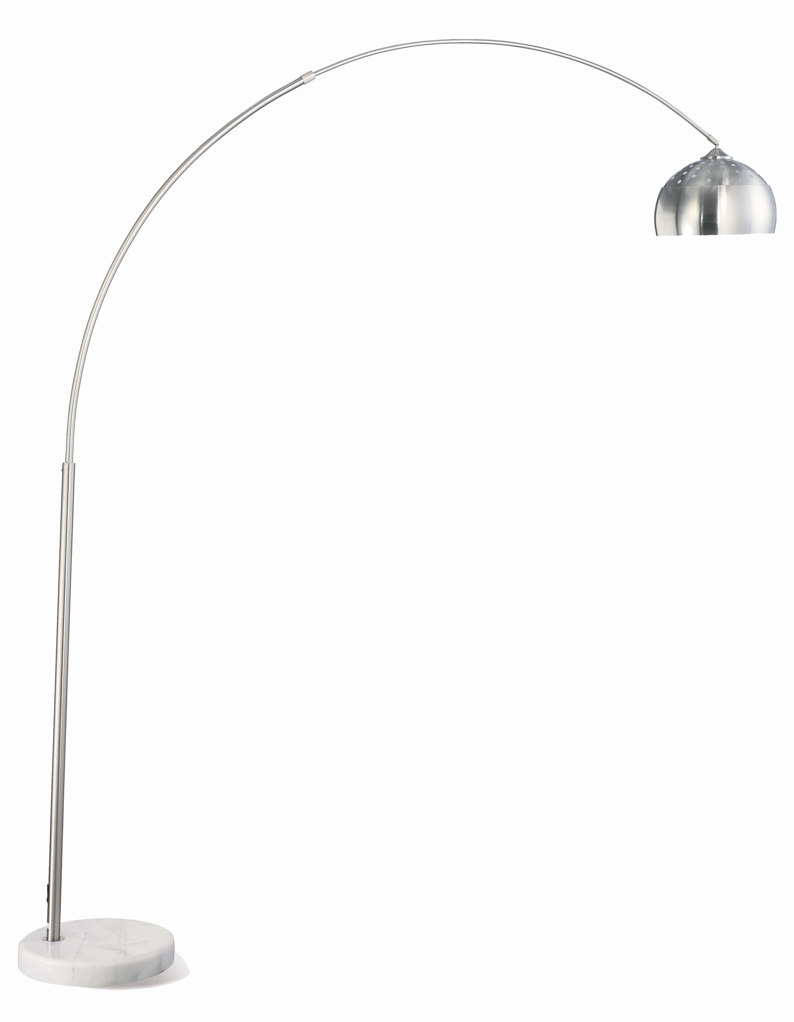 Coaster arc floor lamp on sale with poly crystal shades
